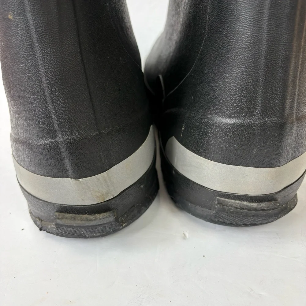 Vintage Red Wing Black Rubber Overboot Overshoe Galoshes Winter Rain Boots Men 9